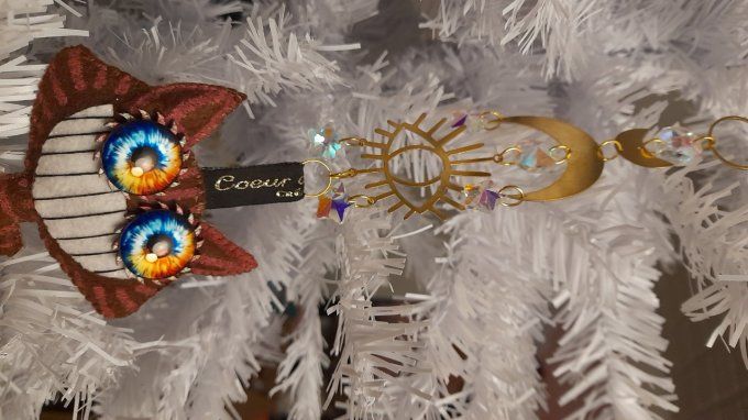 Magnifique "Suncatcher" Chat-TOTEM 