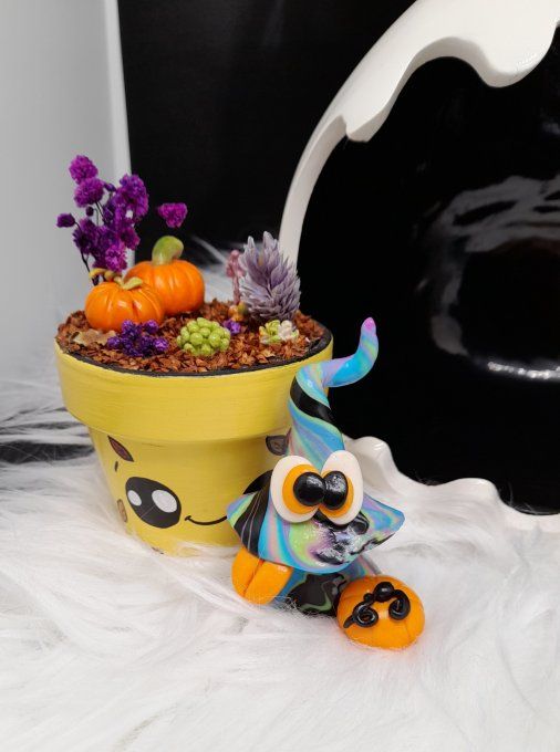 Champy Crognon langue orange et sa citrouille ♡ Imparfait ♡