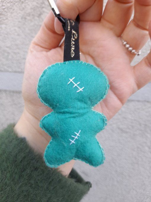 Poupée Vaudoo contre "L'ANXIÉTÉ" Coeur holographique