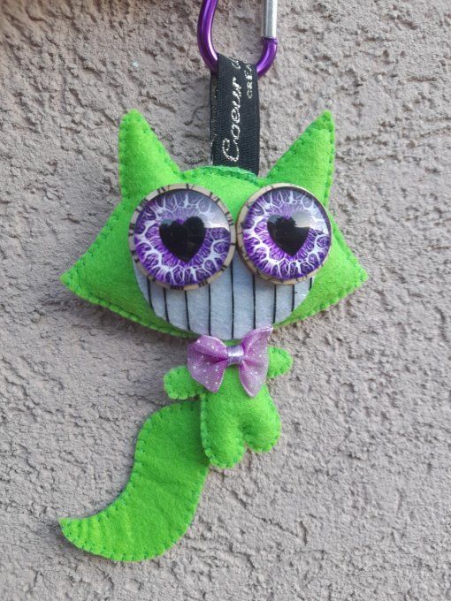 Chat-totem "Félin pour l'autre" nœuds Pap'