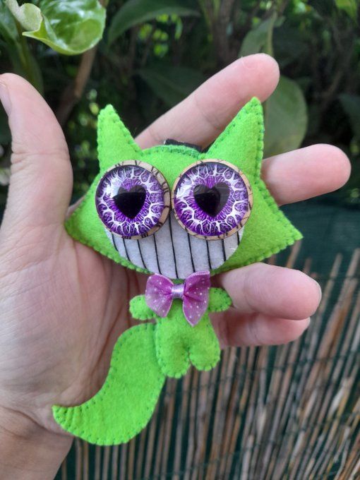 Chat-totem "Félin pour l'autre" nœuds Pap'