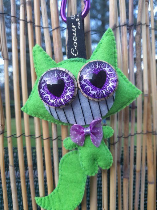 Chat-totem "Félin pour l'autre" nœuds Pap'