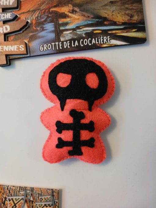 Magnet "poupee vaudoo d'halloween" 
