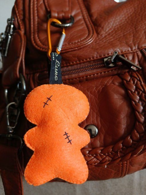 Porte-clef Citrouille Halloween 