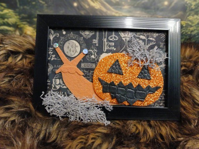 Cadre escargot HALLOWEEN spooky