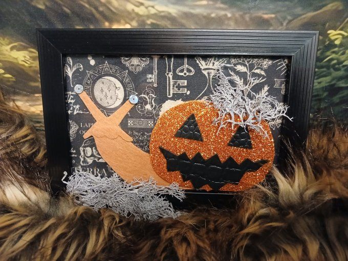 Cadre escargot HALLOWEEN spooky