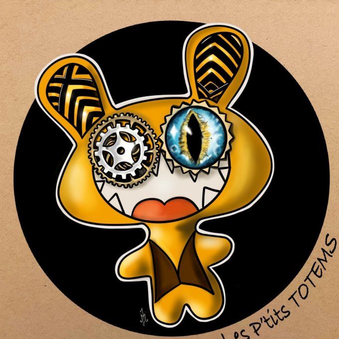Commande personnalisée 2x P'tits totem JIN & Yaelle